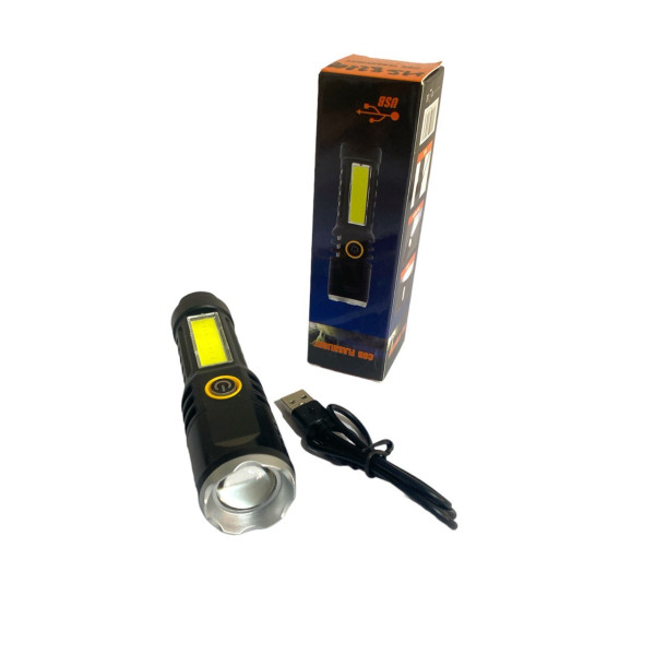 Ліхтарик №HS-82202 пл. від USB в коробці (3,5 * 14,2) см (240)