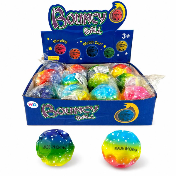 М’яч-стрибунець гравітаційний Gravity Ball Simple Color, 7 см, 12 шт. в упаковці, №19378-2 (384)
