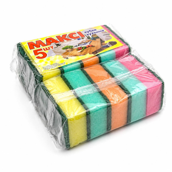 Набір кухонних губок «Максі», 5 шт. (60)