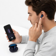 Навушники бездротові TWS Bluetooth із зарядним кейсом, 4 кольори, у паперовій коробці, №ET-51 (100)