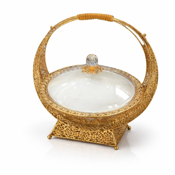 Фруктовница из металла, золотистого цвета, в коробке, (38*43)см, №GP20551 (4) Фруктовница из металла, золотистого цвета, в коробке, (38*43)см, №GP20551 (4)