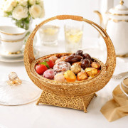Фруктівниця з металу, золотистого кольору, у коробці, (38*43)см, №GP20551 (4) Фруктівниця з металу, золотистого кольору, у коробці, (38*43)см, №GP20551 (4)