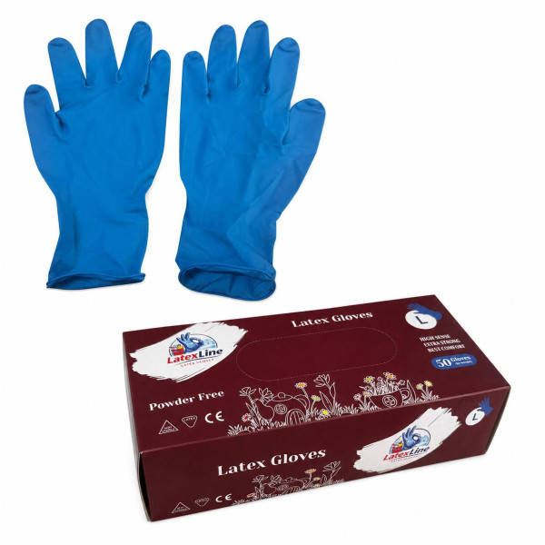 Рукавички з латексної гуми Latex Gloves, розмір XL (250)