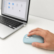 Мышь компьютерная беспроводная Bluetooth, аккумуляторная, тонкая, 12 цветов, USB-приёмник и кабель Type-C в комплекте, в коробке, №SB-B1 (100) Мышь компьютерная беспроводная Bluetooth, аккумуляторная, тонкая, 12 цветов, USB-приёмник и кабель Type-C в комплекте, в коробке, №SB-B1 (100)