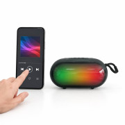 Колонка портативна бездротова Bluetooth з RGB-підсвічуванням і шнурком, овальна, 3 кольори, (14,5 × 7,5 × 5) см, №TG692 (60) Колонка портативна бездротова Bluetooth з RGB-підсвічуванням і шнурком, овальна, 3 кольори, (14,5 × 7,5 × 5) см, №TG692 (60)