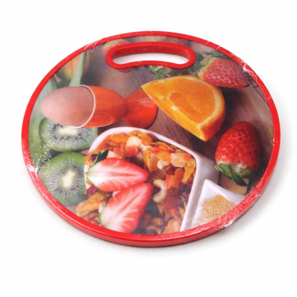Кругла кухонна дошка з пластику (30*30)см, №HL5276B (36)