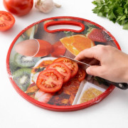Кругла кухонна дошка з пластику (30*30)см, №HL5276B (36)