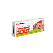 Лейкопластир proPlaster на тканинній основі, розмір 70 × 18 мм, 10 шт. у пачці, 30 пачок в упаковці, №10 (1200)