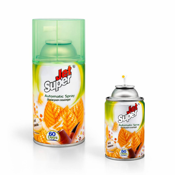 Балон для освіжувача повітря змінний Jet Super «Антитютюн» (Anti Tobacco), 260 мл №004 (48)