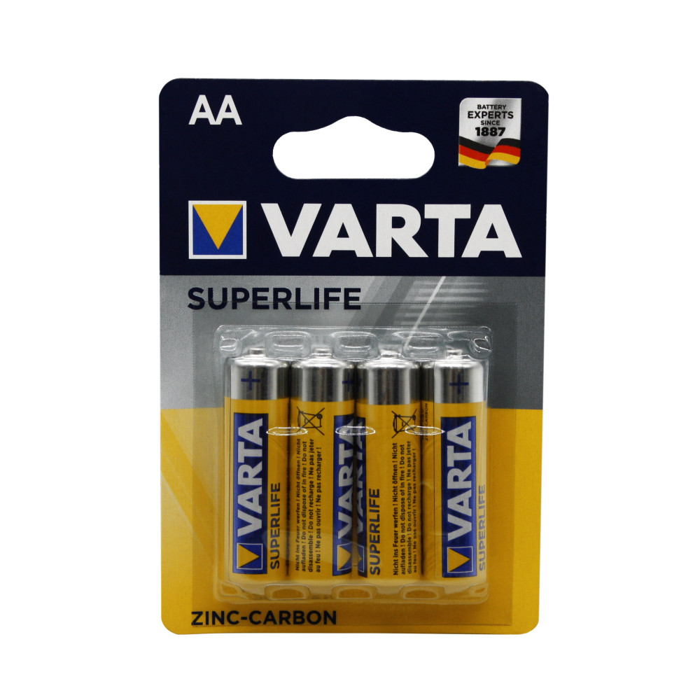 Батарейки Varta R06, 4 шт. на блістері (2006101414) (240/48) Батарейки Varta R06, 4 шт. на блістері (2006101414) (240/48)