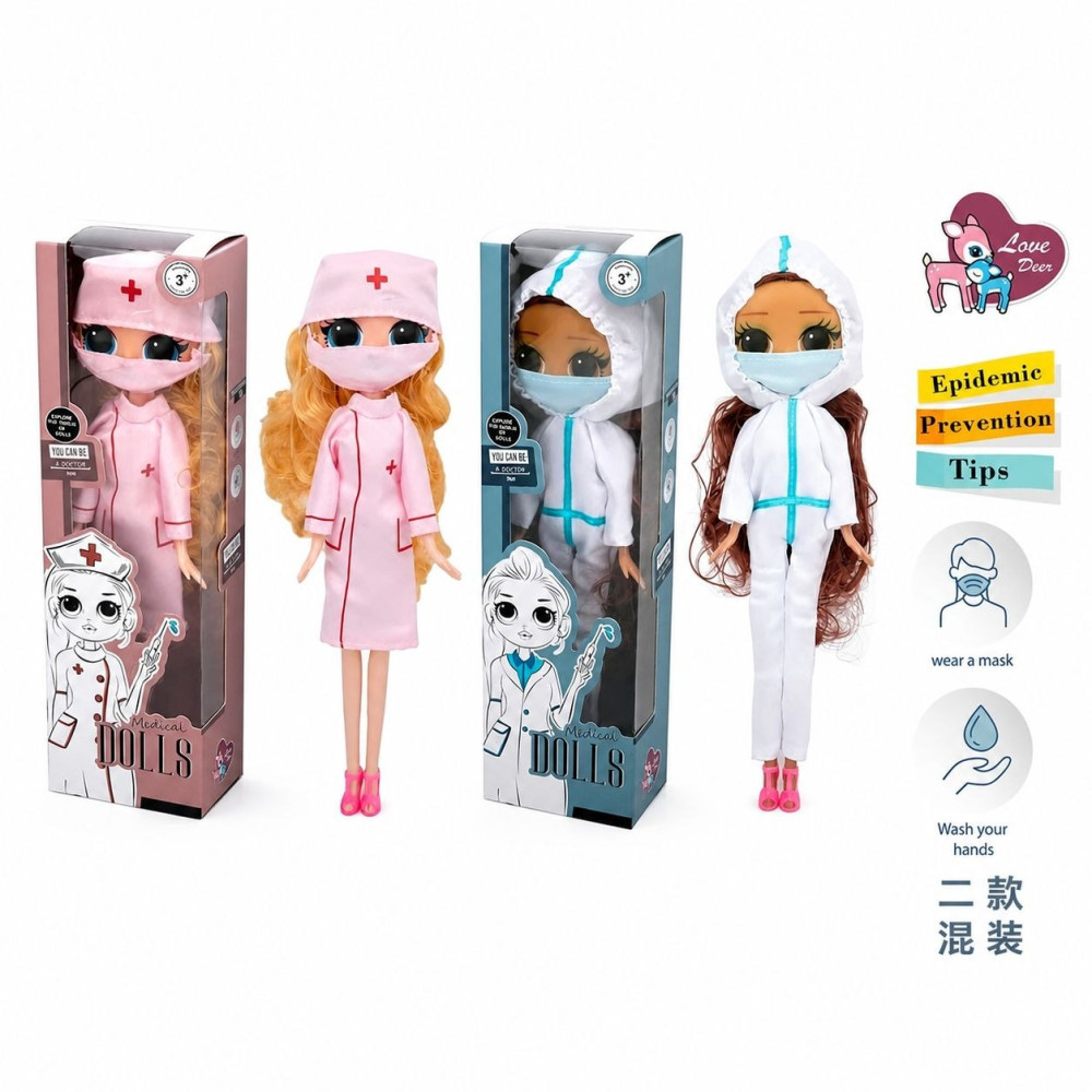 Лялька-лікар Medical Dolls, (7,5*25)см, №LD6021 (288) Лялька-лікар Medical Dolls, (7,5*25)см, №LD6021 (288)