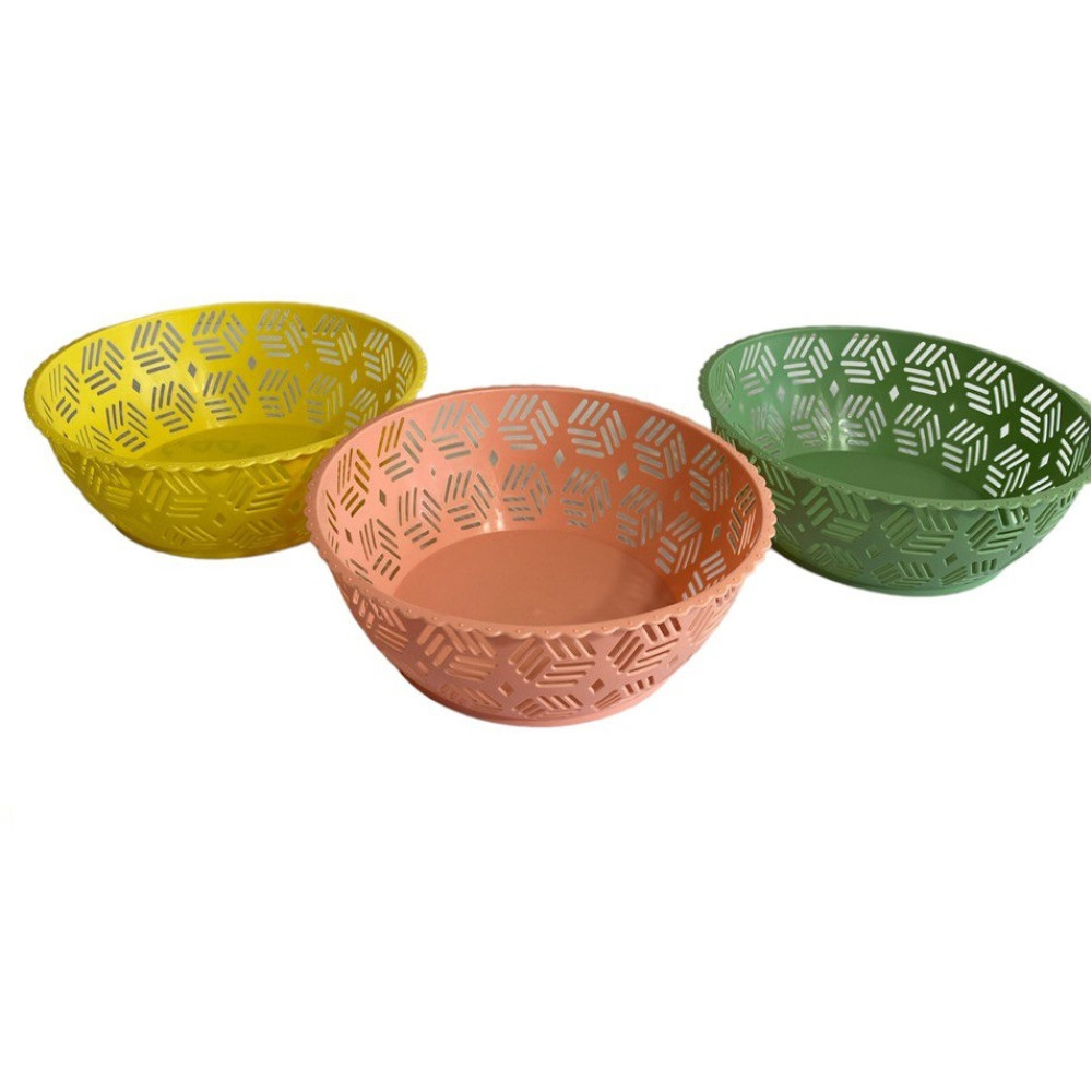 Кошик пластиковий круглий, розміром (20*7)см, №3318-2007 (360) Кошик пластиковий круглий, розміром (20*7)см, №3318-2007 (360)