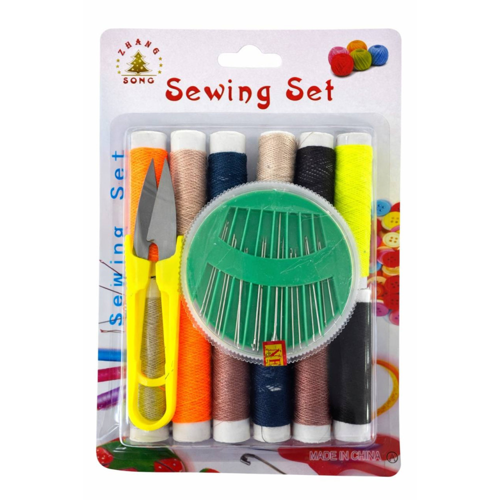 Набор швейный дорожный, 3 предмета, на блистере, 12 наборов в упаковке, №D-3 (288) Набор швейный дорожный, 3 предмета, на блистере, 12 наборов в упаковке, №D-3 (288)