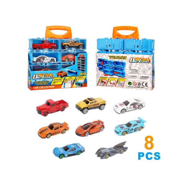 Набір металевих машинок Die-Cast, 8 шт. по 8 см, (18*15*4)см, №324-348 (72)