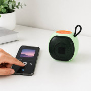 Колонка портативна бездротова Bluetooth із USB та LED-підсвічуванням, кубічна із заокругленими кутами, з ручкою-петлею, (10 × 10 × 11) см, у кольоровій коробці, №X-811 (50) Колонка портативна бездротова Bluetooth із USB та LED-підсвічуванням, кубічна із заокругленими кутами, з ручкою-петлею, (10 × 10 × 11) см, у кольоровій коробці, №X-811 (50)
