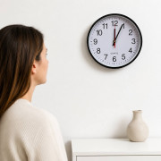 Годинник настінний круглий безшумний, 29,5 см, 2 кольори №385 (30)