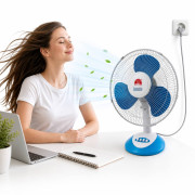 Вентилятор настільний, 16″, 3 швидкості, висота 55 см №FT-40J (6) Вентилятор настільний, 16″, 3 швидкості, висота 55 см №FT-40J (6)
